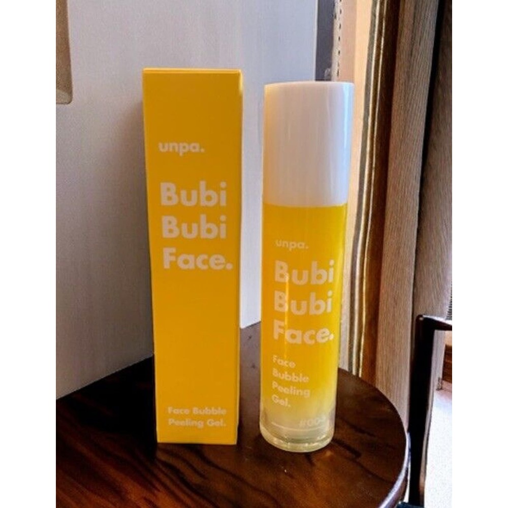 unpa BUBI BUBI FACE Bubble Peeling Gel Mask K-Beauty NIB